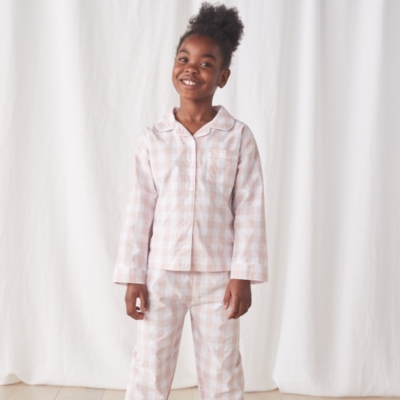 Organic Cotton Blurred Check Pyjama Bottoms, Pyjamas