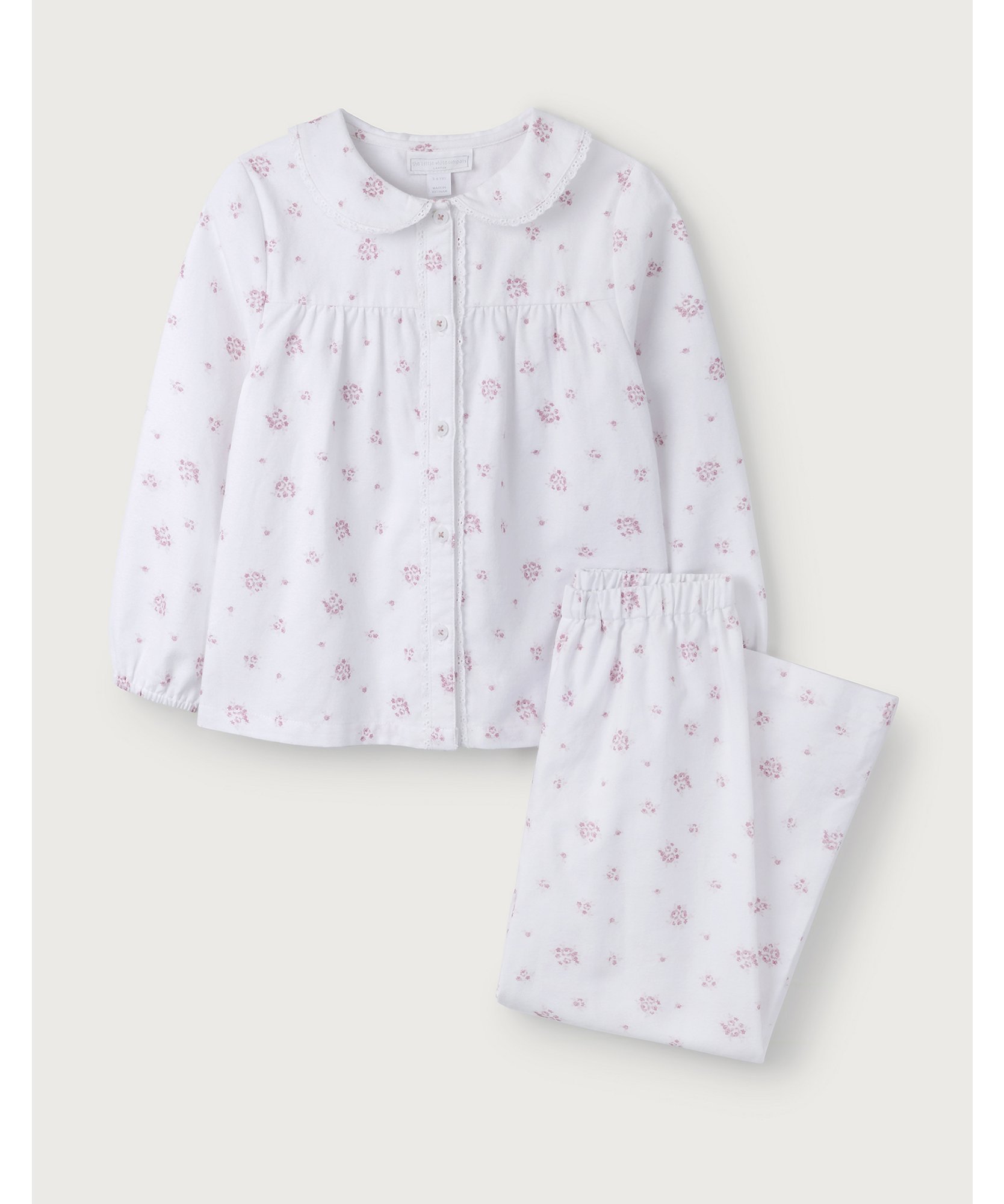 / Classic Harvest Floral Flannel Pyjamas 1-12yrs The White Company Clothing Loungewear Pajamas 4-5Y 