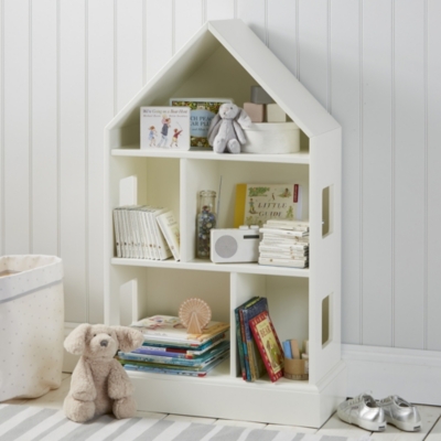 White company store bookcase