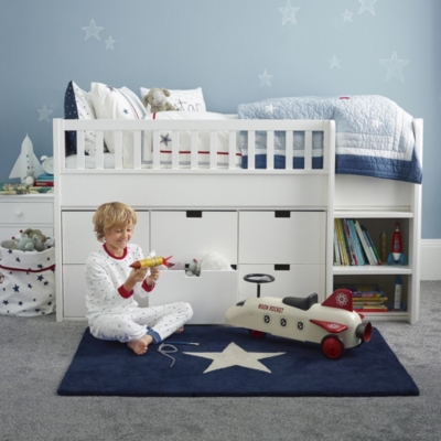 white company cabin bed