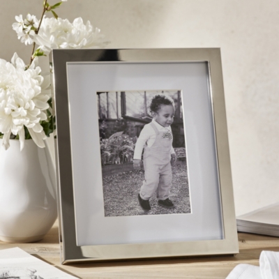 Classic Silver Photo Frame 5x7" Home The White Company UK