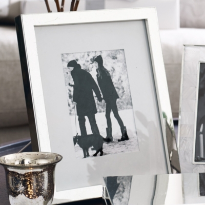 Classic Silver Photo Frame 8x10" Photo Frames The White Company UK
