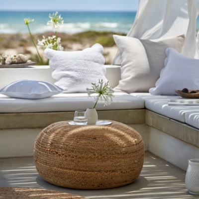 Clearance Jute Pouffe Home Accessories Sale The White Company UK