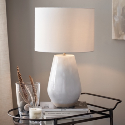 White company bedside deals lamps