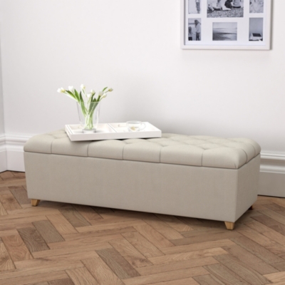 Clearance Richmond Cotton Ottoman Furniture Sale The White Company Uk