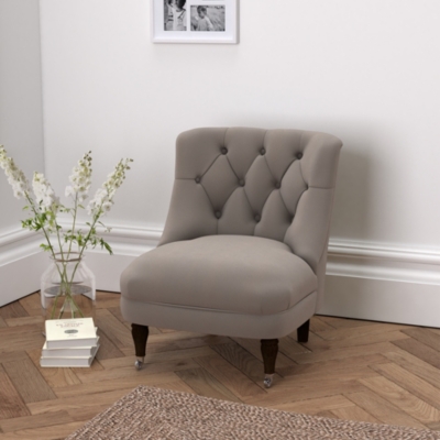 Clearance Richmond Velvet Tub Chair Furniture Sale The White