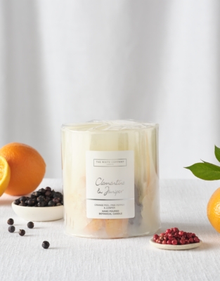 Clementine & Juniper Botanical Candle – Medium