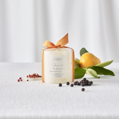 Clementine & Juniper Pillar Candle – Mini