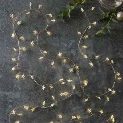 Cluster Star Fairylights 80 Bulbs Christmas Room Decorations The White Company Uk