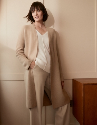 Coatigan With Cashmere Sweaters Cardigans The White Company Us