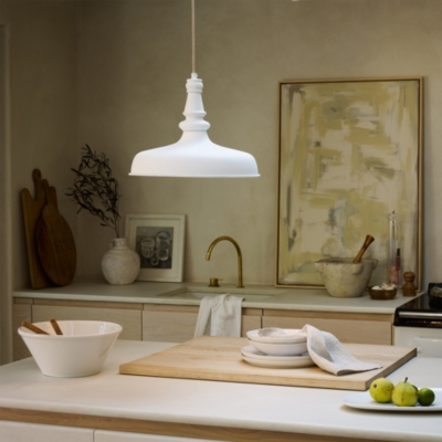 White company outlet pendant lights