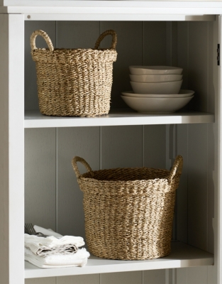 Cole Seagrass Baskets – Set of 2
