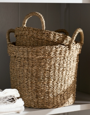 Cole Seagrass Baskets – Set of 2