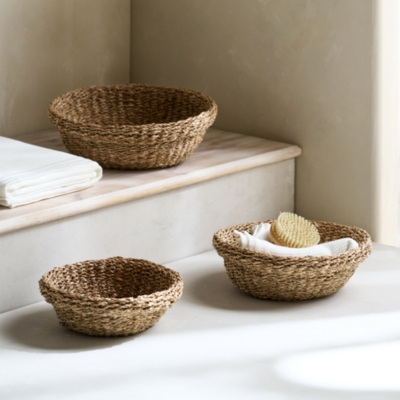 Cole Seagrass Baskets – Set of 3