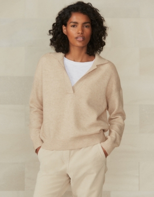 White company clearance cashmere jumper