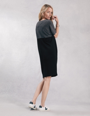 Colourblock Cocoon Dress Clothing Sale The White Company UK