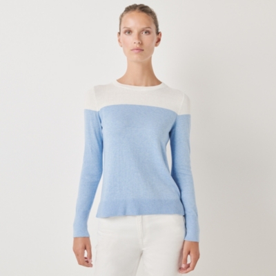 Colourblock Yoke Jumper with Recycled Cotton