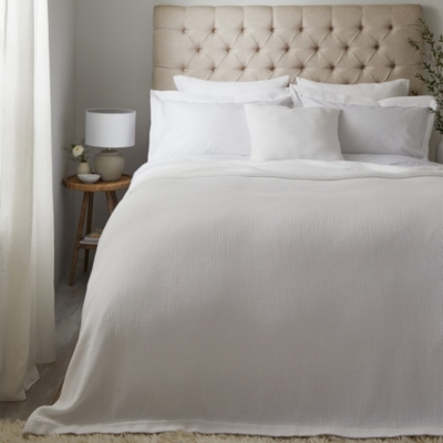 The white best sale company throw