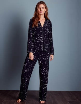 Constellation Print Pajama Set Pajamas The White Company US