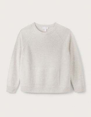 Contrast-Stitch Pocket Sweater with Cashmere | All Clothing Sale | The ...