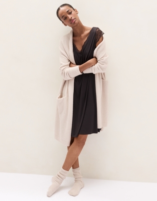 Cooling Jersey Lace Sleeve Nightie 