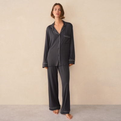 Cooling Jersey Relaxed Piped Pyjama Set