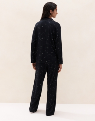 Cooling Jersey Starry Night Classic Pyjama Set