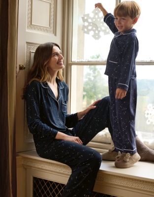 Cooling Jersey Starry Night Classic Pyjama Set