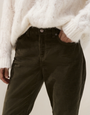 Cord Brompton Trousers - Fern