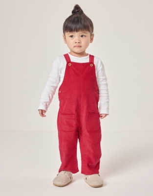 Cord Dungarees & Top Set (0–18mths)