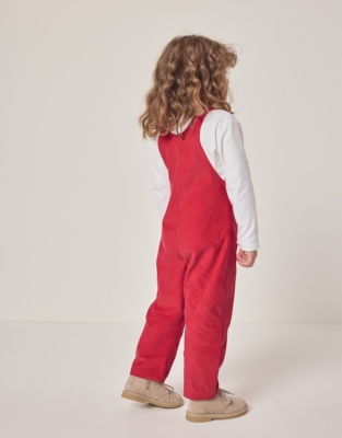 Cord Dungarees & Top Set (18mths–6yrs)