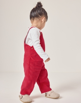 Cord Overalls & Top Set (0–18mths)