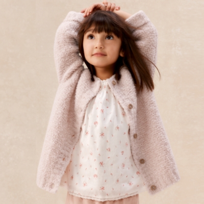 Cosy Bouclé Cardigan (0–4yrs)