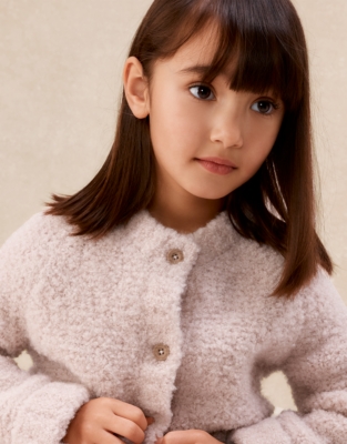 Cosy Bouclé Cardigan (0–4yrs)