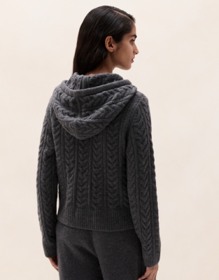 Cosy Cable Zip-Through Hoodie 