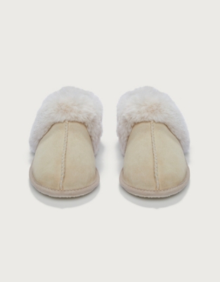 Cosy Faux Fur Suede Slippers