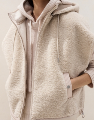 Cosy Longline Seam Detail Hoodie