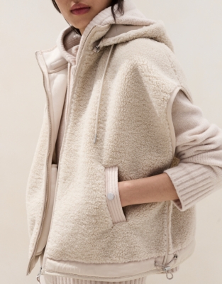 Cosy Longline Seam Detail Hoodie