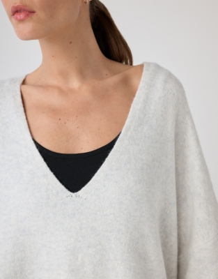 Cosy Oversized V-Neck Sweater