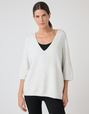 Cosy Oversized V-Neck Sweater