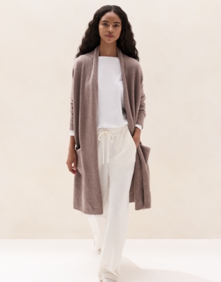 Cosy Rolled Edge Lounge Cardigan