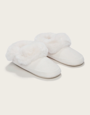 Cosy Stitch Detail Bootie Slippers