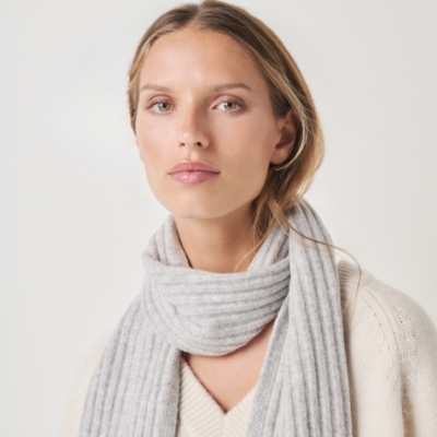 Cosy Tipped Stripe Scarf