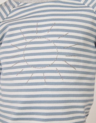 Cotton ‘Sun’ Embroidered Sweatshirt (18mths–6yrs)