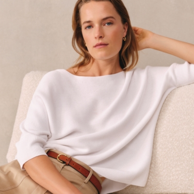 Cotton Batwing Jumper