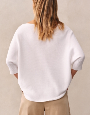 Cotton Batwing Jumper