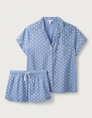 Cotton BlockPrint Short Pajama Set Pajamas The White Company US