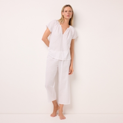Cotton Boho Mini Broderie Pyjama Set