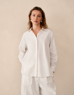 Cotton Boyfriend Shirt