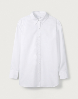 Cotton Boyfriend Shirt Tops & Blouses The White Company US